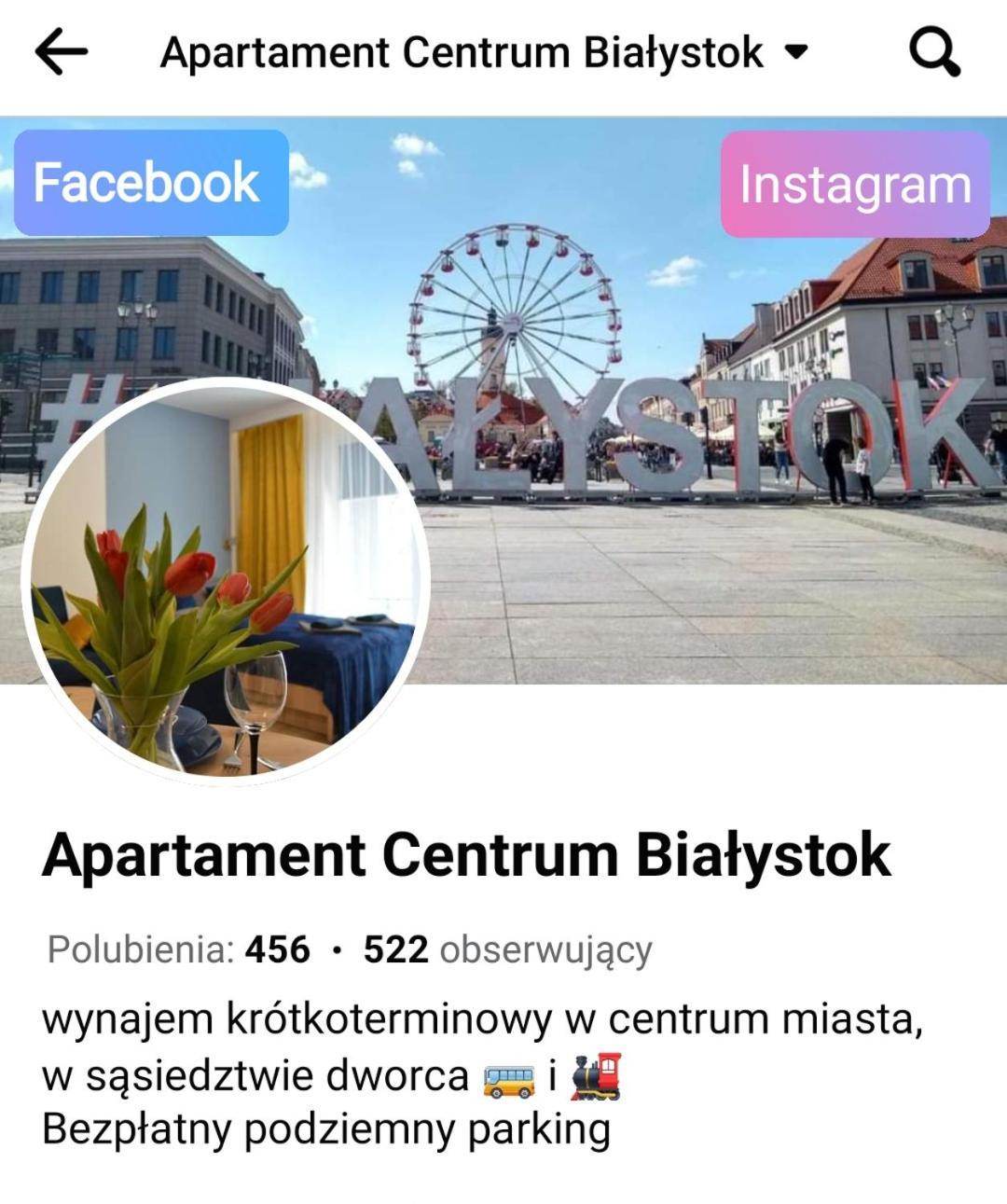 Apartament Centrum Białystok Eksteriør bilde